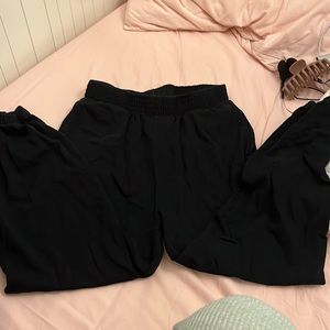 zara black joggers/sweatpants